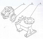 Support bracket for auto-coupling Diagram